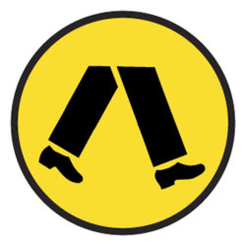 TRAFFIC & VEHICLE SIGN-BEWARE PEDESTRIANS SYMBOL ONLY - Traffic ...