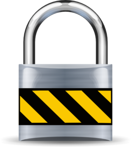 Silver Padlock clip art - vector clip art online, royalty free ...