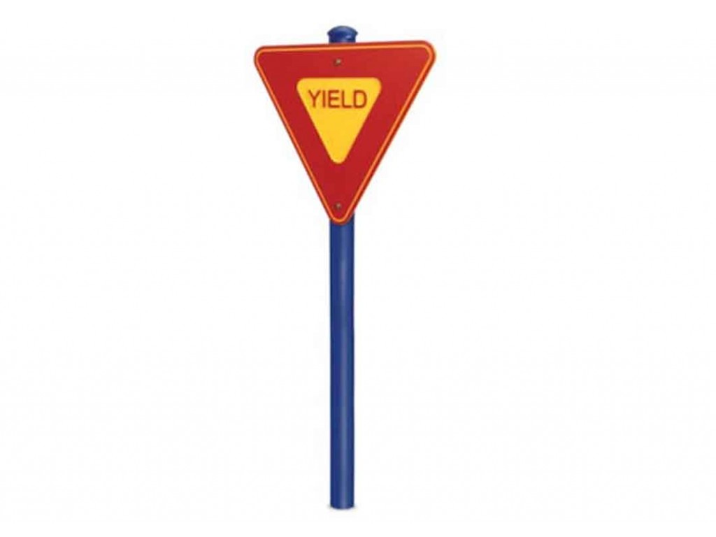 Yield Sign for Trike Path