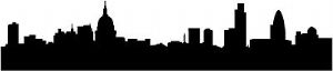 50 London Skyline Wall Art Bedroom Stickers Wall Decal Vinyl graphic