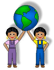 Earth Clip Art - Free Earth Clip Art - Children Holding Up a Large ...