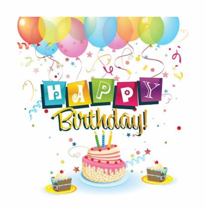 Happy birthday clip art free Free vector for free download (about ...