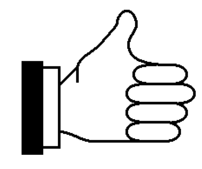 Thumbs Up Text Symbol - ClipArt Best