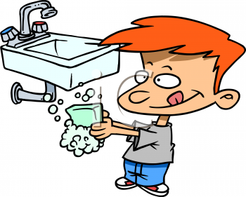 Pictures of washing hands clipart