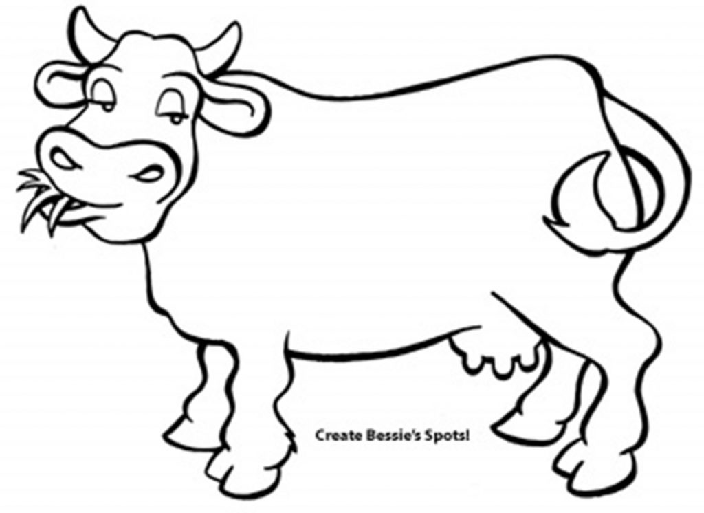 Cow Line Drawing | Best Images Collections HD For Gadget windows ...