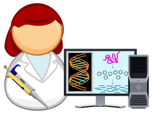 Molecular biologist | Public domain vectors