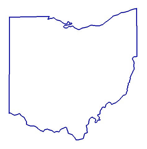 Best Photos of Ohio Blank Template - Ohio State Outline Clip Art ...