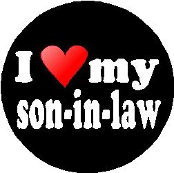 Amazon.com: I Love My Son-In-Law 1.25" Pinback Button Badge / Pin ...