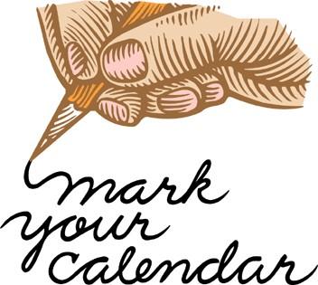 Please mark your calendar clipart