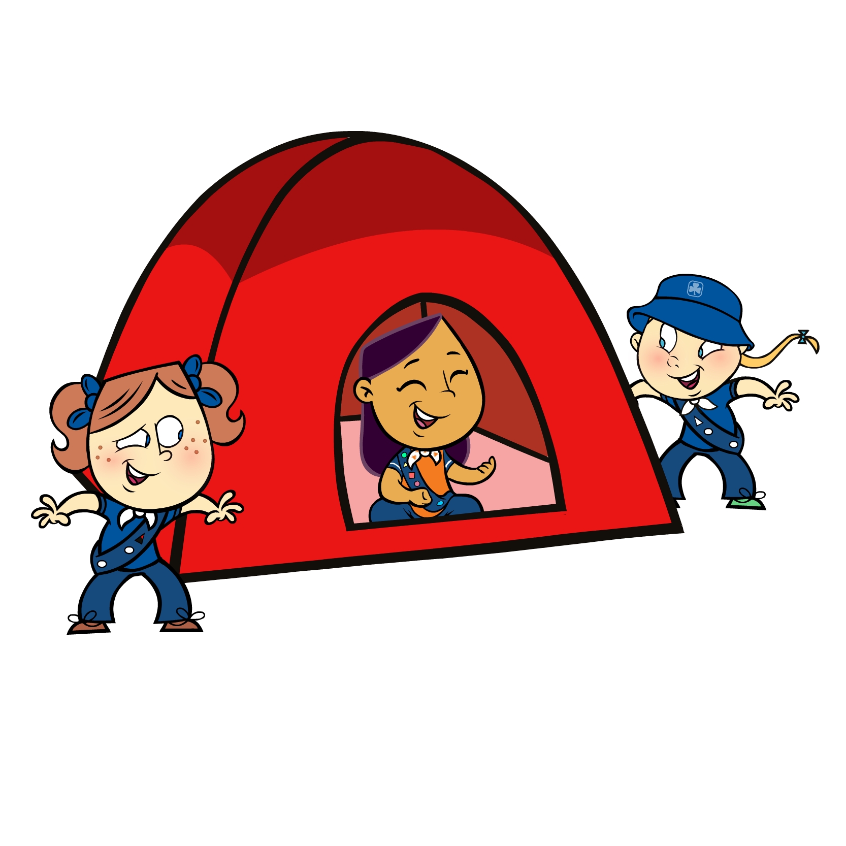 Camp Out Tent Clipart