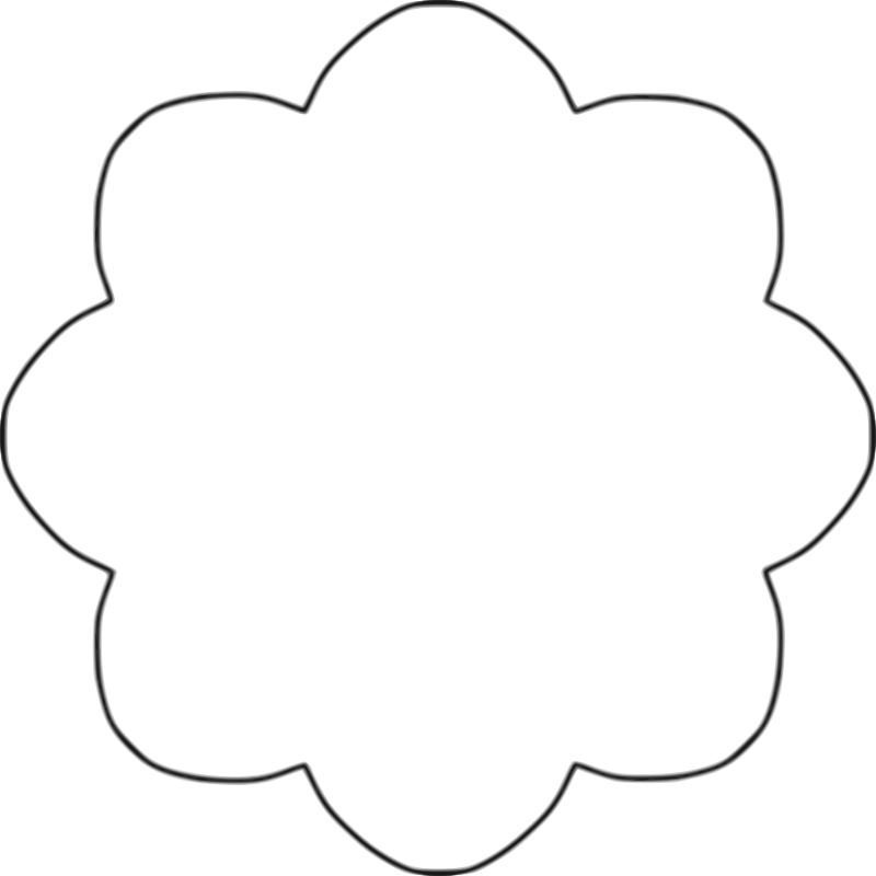 8 Petal Flower Template | Free Download Clip Art | Free Clip Art ...