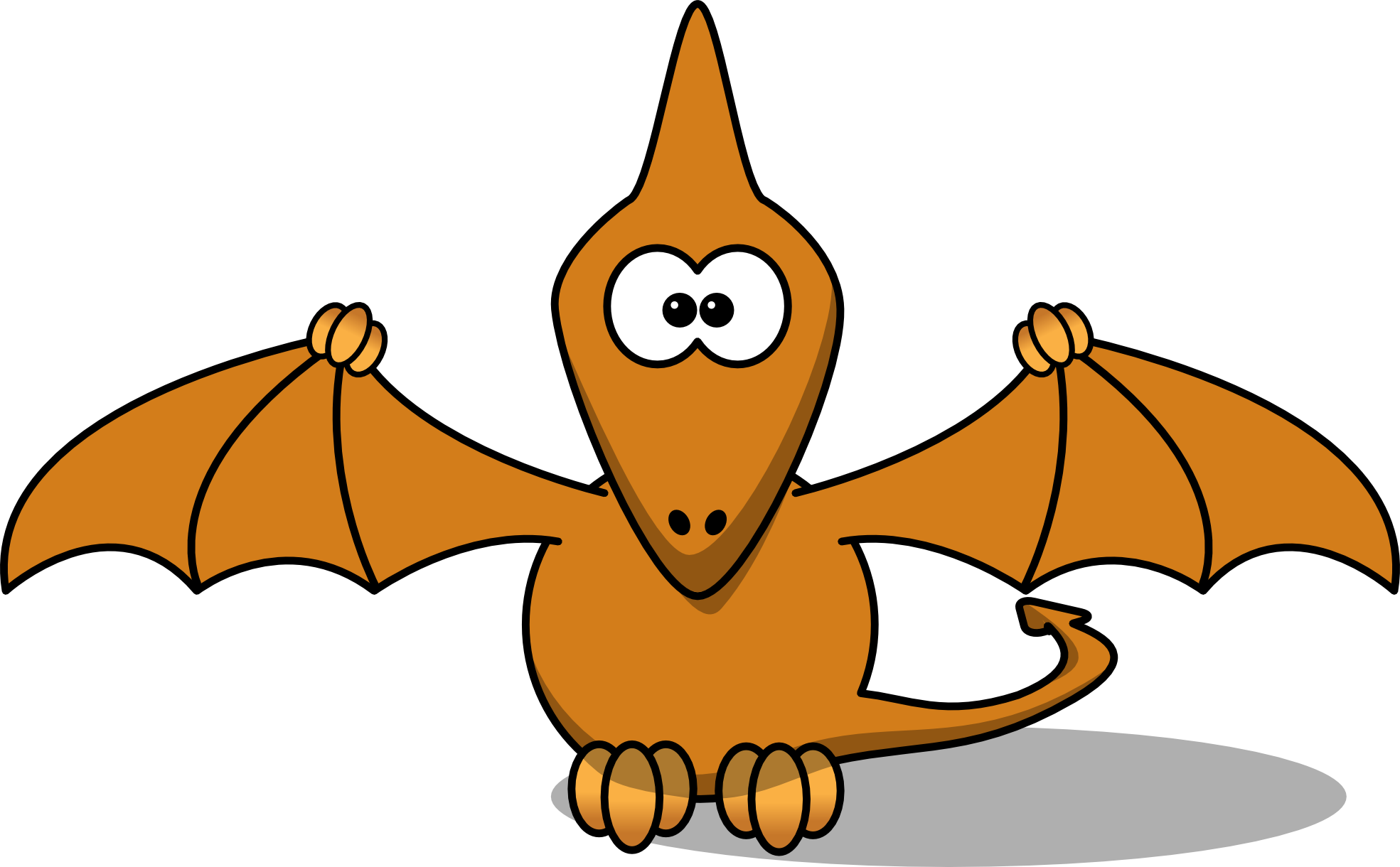 Clip Art: Studiofibonacci Cartoon Pterodactyl ...