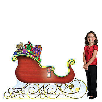 Santa's Sleigh Standee