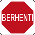 Stop sign