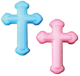 Blue or Pink or White Crosses