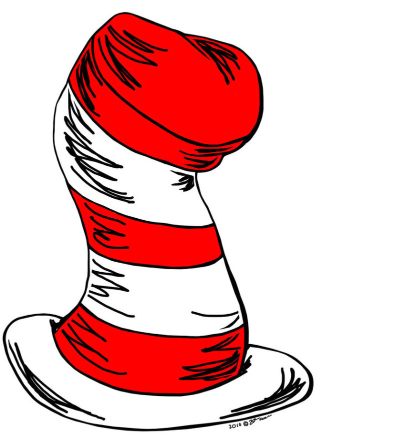 Cat in the hat hat clip art