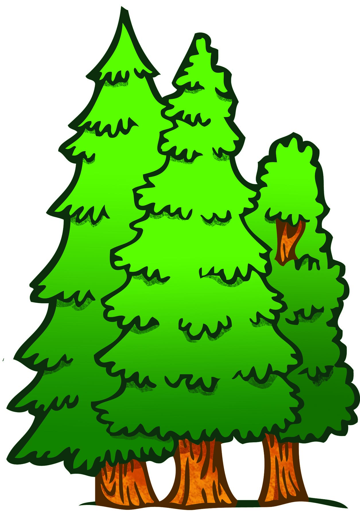 Forest Trees Clipart - Free Clipart Images