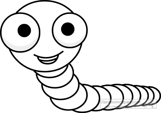 Worm And Girls Clipart