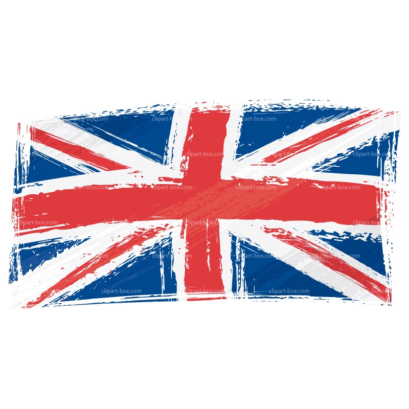 Cup of tea british flag clipart