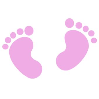 Baby Shower Footprint Clip Art - Clipart Best