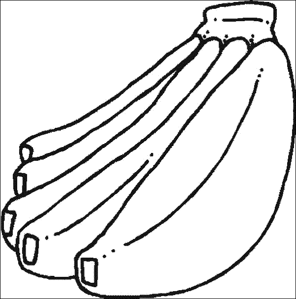 Banana Coloring Pages Printables - High Quality Coloring Pages