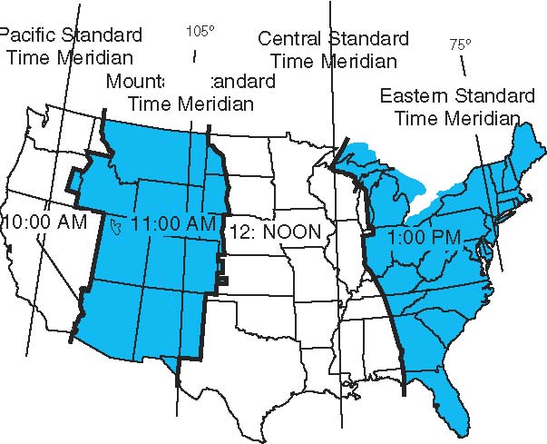 North American Time Zone Map - ClipArt Best