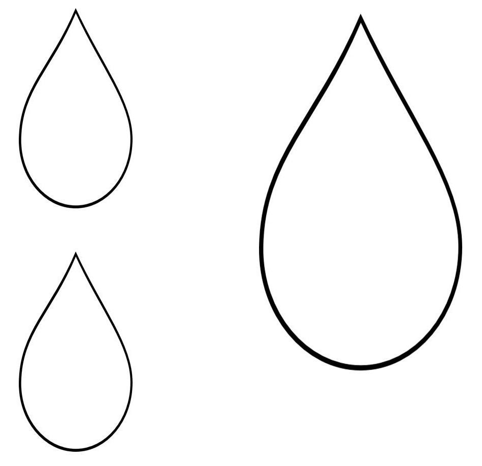 Rain Template Printable ClipArt Best