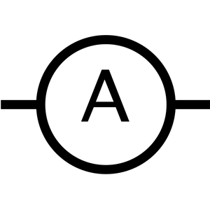 IEC Ampere Meter Symbol clipart, cliparts of IEC Ampere Meter ...