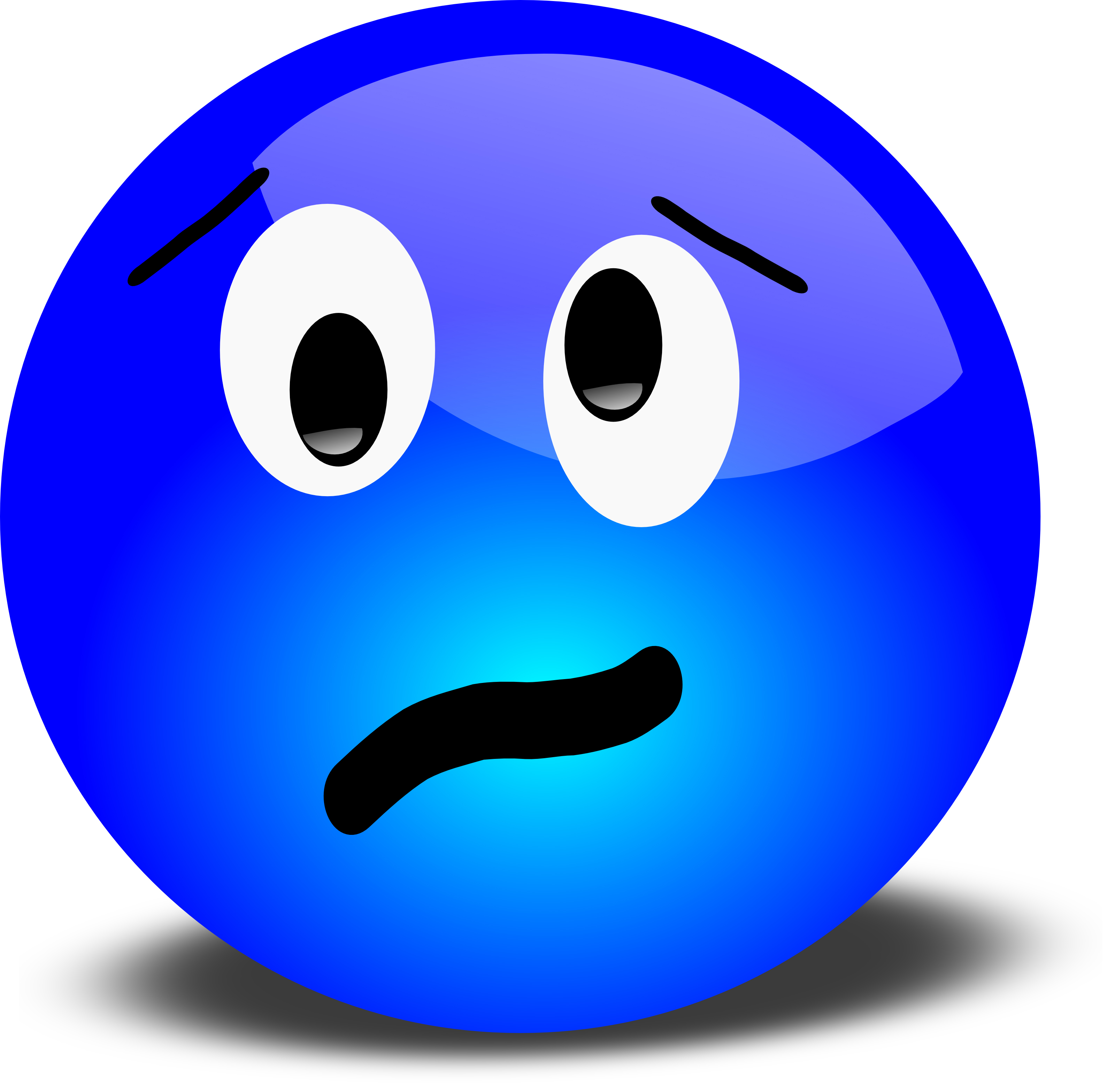 No football sad face clipart