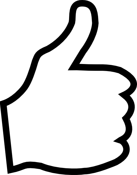 youtube thumbs up drawing png