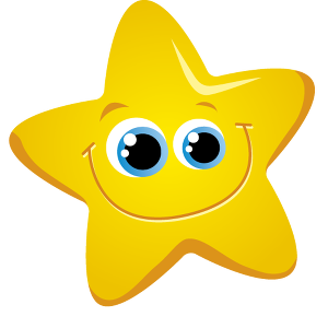 Cute stars clipart