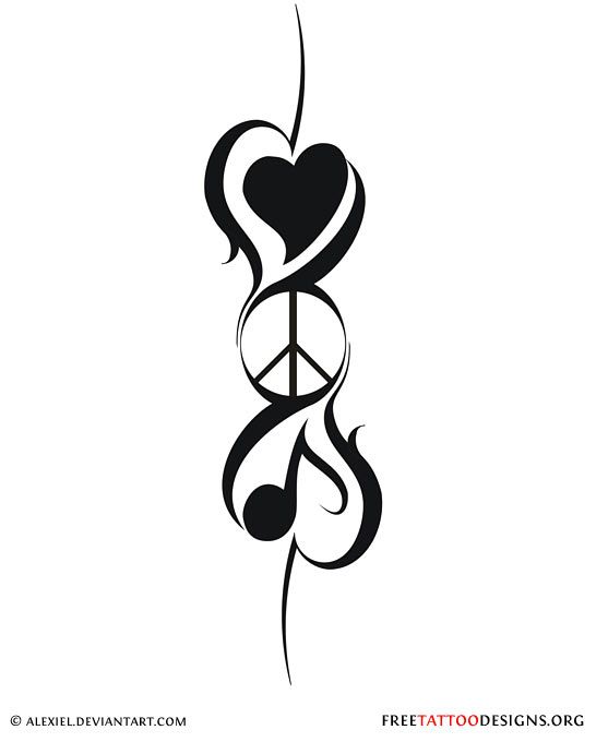 Peace Sign Tattoos | Tattoos ...