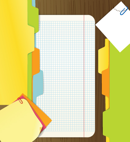 Colored Paper sheets background vector 02 - Vector Background free ...