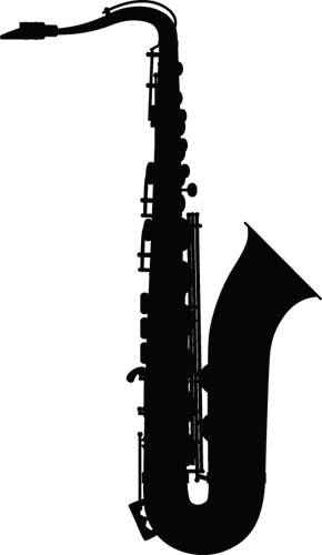 Saxophone Silhouette - ClipArt Best