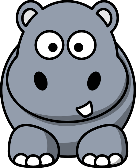 clipartist.net Â» Clip Art Â» Hippo Beta Scalable Vector Graphics SVG