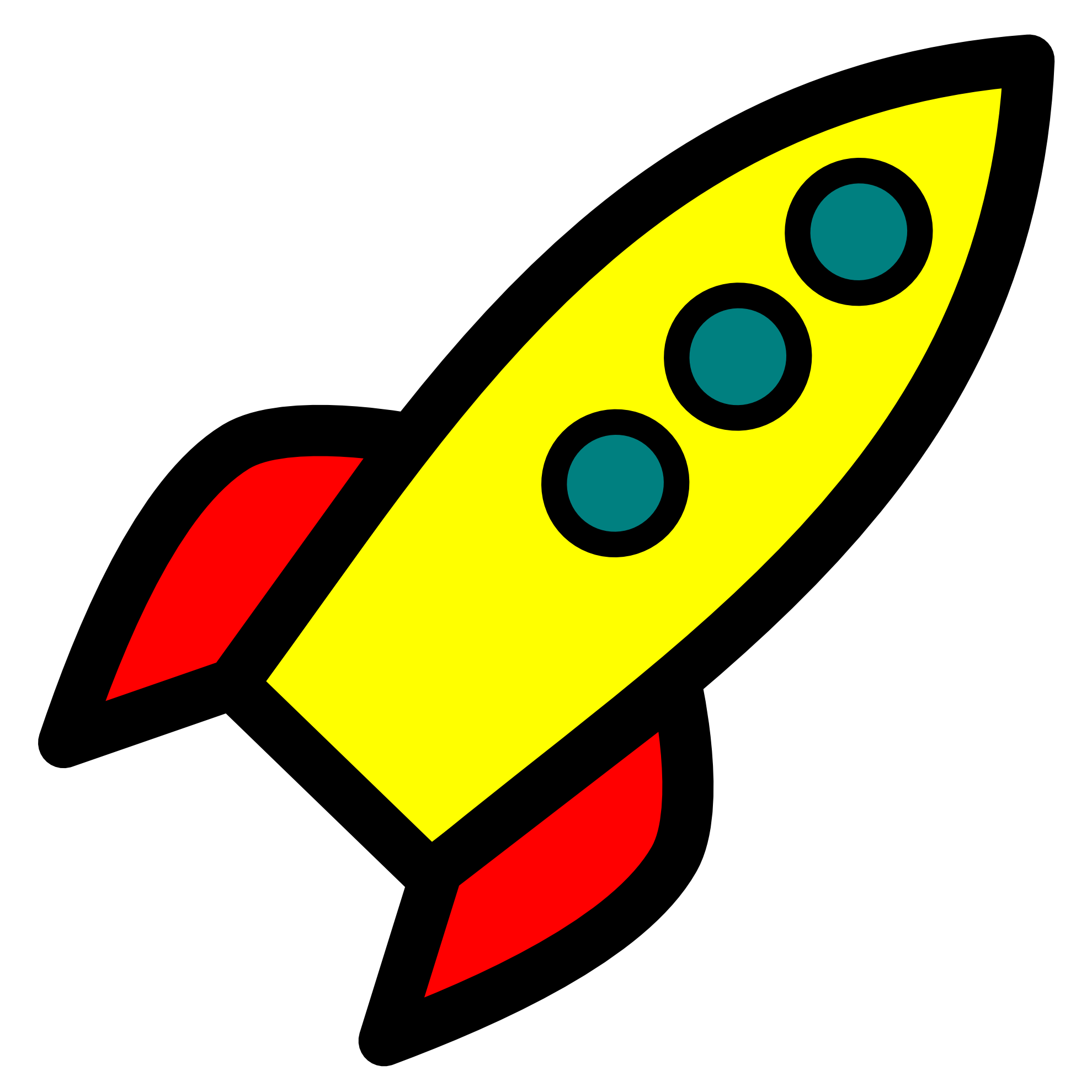 Space rocket clip art outline pics about space 2 image clipartix 3 ...