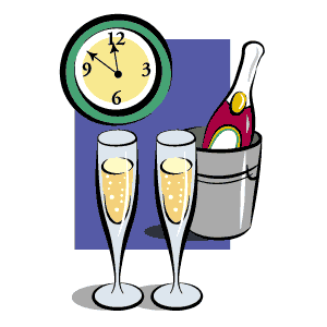 Free new years eve clip art