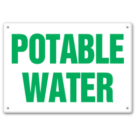 Potable Water Sign Clipart - Free to use Clip Art Resource