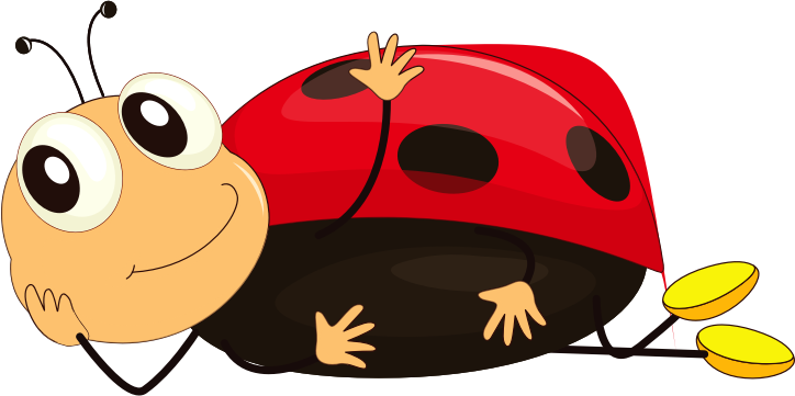 Cartoon ladybug clipart