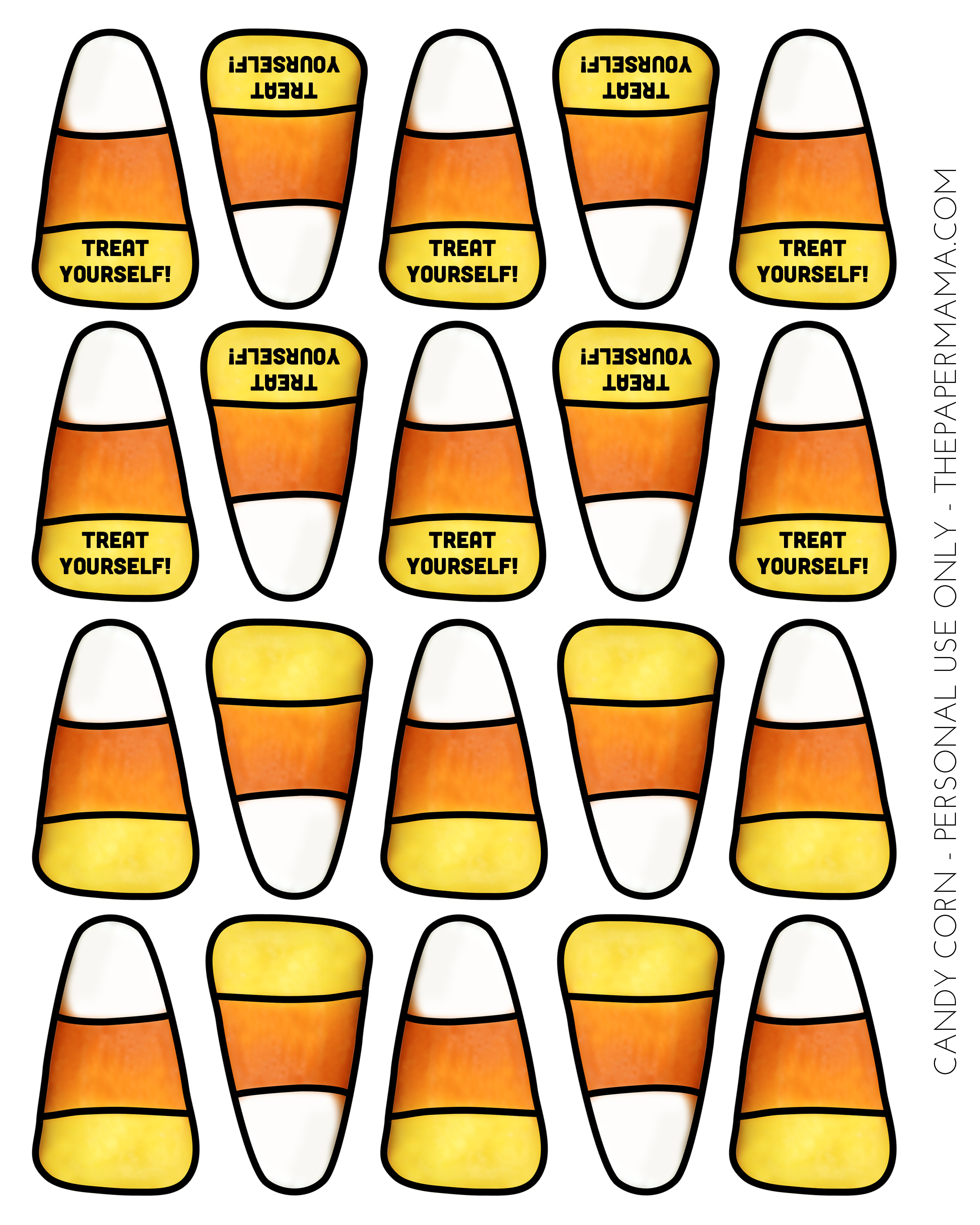 7 Best Images of Candy Corn Printable - Candy Corn Template, Candy ...