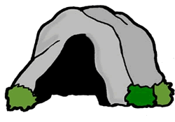 Bear Cave Clipart