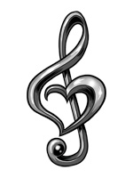 Music Temporary Tattoos | Music Pendants by Custom Tags