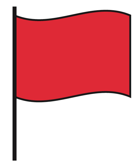 Red Flag Clip Art