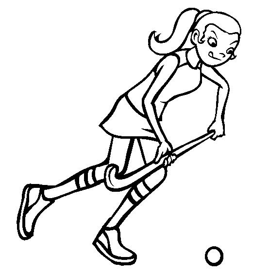 Field Hockey Clipart