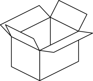 Box Clipart Black And White - Free Clipart Images