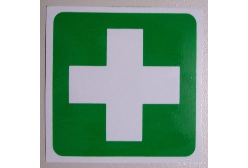 First Aid symbol label (sticker) for your first aid kit or hard ...