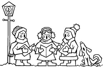 Christmas Carol Clip Art