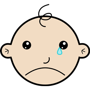 Baby crying clipart, cliparts of Baby crying free download (wmf ...