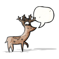 Cartoon Stag Head stock photos - FreeImages.com