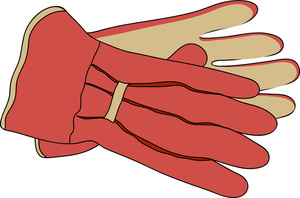 Gloves Clipart Image - Ladie's Gardening Gloves